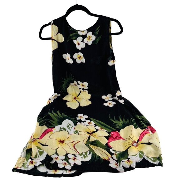 Soft Surroundings Women's Dress size Small Sleeveless Tropical Hawaiin Rayon - Picture 2 of 4